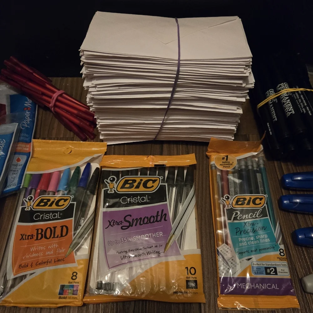 Business Bundle Writing Supplies Office Essentials Teacher BIC Sharpie Papermate